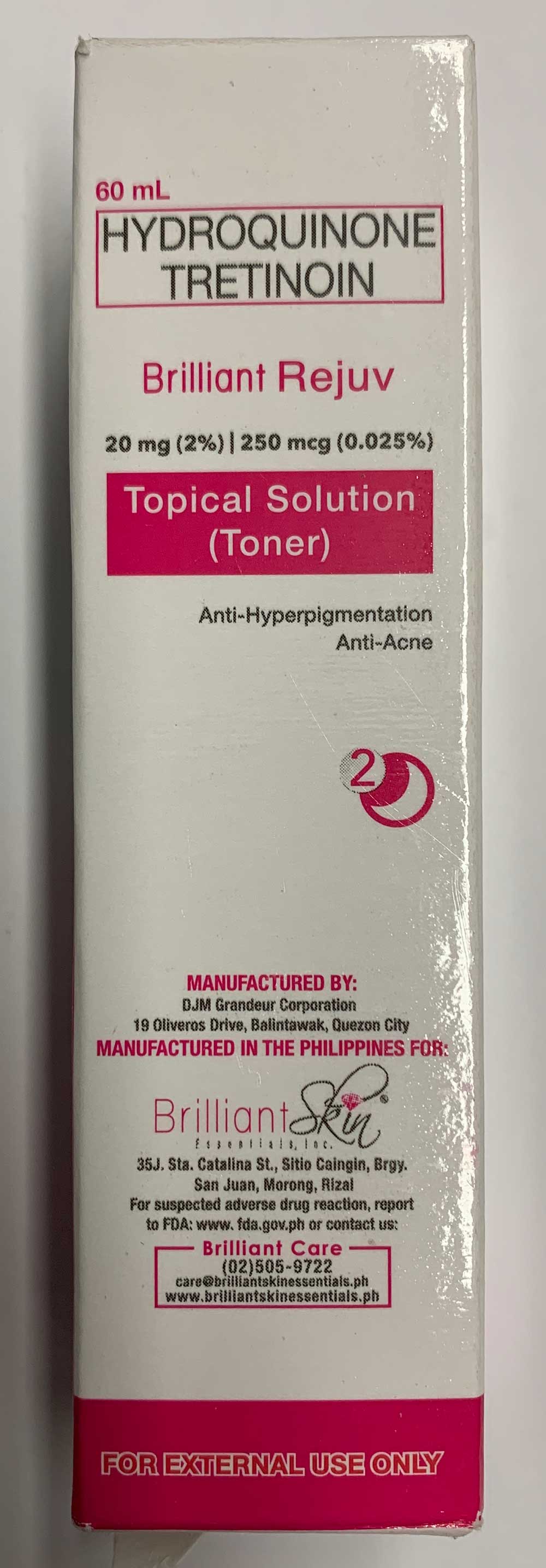 Solution topique (tonique) rajeunissante Brilliant Skin Essentials Brilliant Rejuv Topical Solution (Toner)