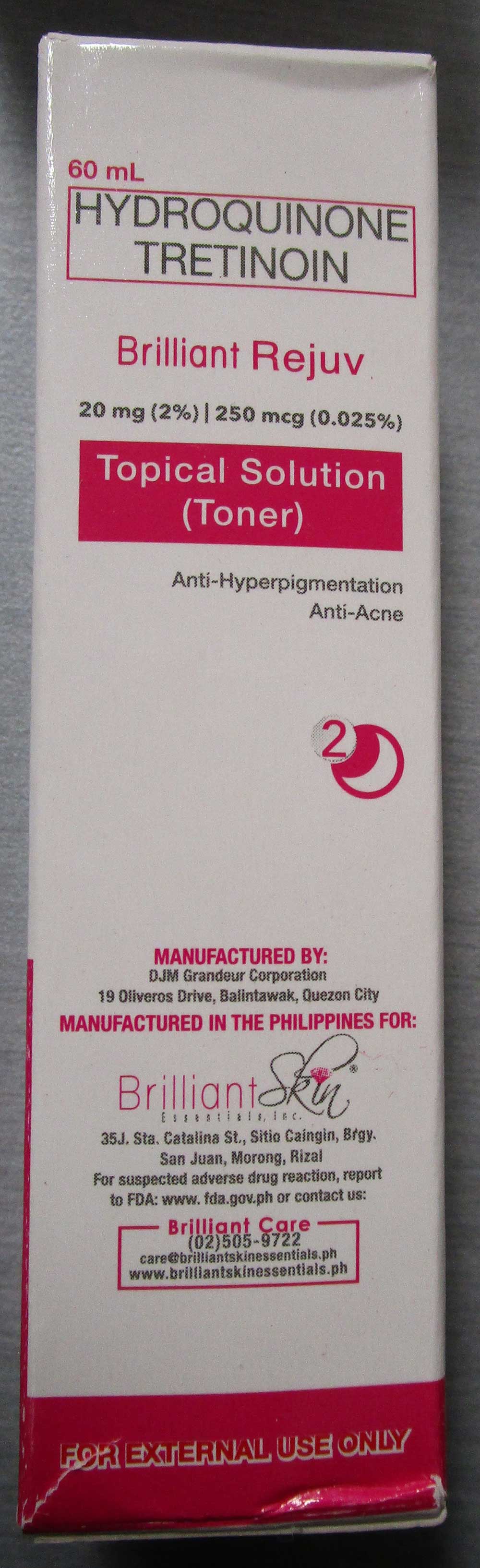 Solution topique (tonique) rajeunissante Brilliant Skin Essentials Brilliant Rejuv Topical Solution (Toner)