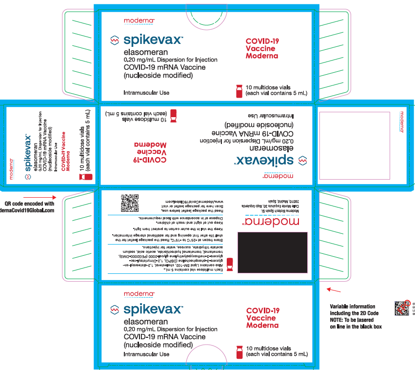 SPIKEVAX Carton Label 2