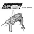 Bosch Hammer Drills - Location of the Serial Number