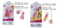Centura Brands Disney® Princess Lip Gloss and Nail Polish, and Roll-on Lip Gloss & Swirl Lip Gloss with text indicating to remove and discard stickers