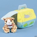 Plush Kitten with Cat Carrier Carrying Case