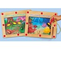 Who's Hiding in the Garden? and Who's Hiding in the Ocean? magnetic maze boards