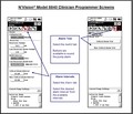 Alarm Information Sheet – N'Vision Model 8840 Clinician Programmer Screens