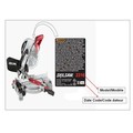 Skilsaw with warning label