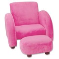 107028 fauteuil Velours rose fuchsia vif