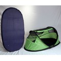 PeaPod Travel Bed (green) with Inflatable Air Mattress