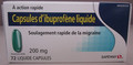 Capsules d’ibuprofène liquide à action rapide de 200 mg de marque Safeway – Boîte