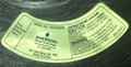 Emerson Air Comfort Tommy Bahama-brand Outdoor Ceiling Fan Identification Label