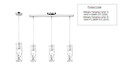 Beldi light fixtures - Product Code: Matigny Hanging Lamp 1L, 1840-H (BMR 037-2226), Matigny Hanging Lamp 3, 1840-P3 (BMR 037-2235)