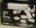 Jeu de 70 lumières DEL C6 pour l'extérieur « Life at Home » - blanc chaud
