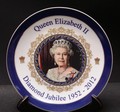 Queen Elizabeth II Diamond Jubilee Plate with Stand