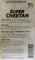 Super Cheetah - dos de l'emballage