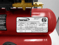 Powermate® air compressor label