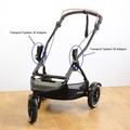 Navigator Stroller with Travel System 26 (TS26) adaptor installed on right and left side of the stroller chassis