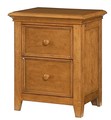 Willow Run Drawer Night Stand in a Toffee Finish (Item 244-421)