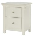Willow Run Drawer Night Stand in a White Finish (Item 245-421)