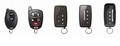 Examples of generic Directed Remote Start Sytems key fob designs.  Please note that different brand names may appear on the fob