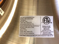 Certification label on the product