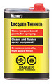 Klenk's Lacquer Thinner – Thins lacquer based paints for spraying. Cleans and flushes spray equipment. Creates a smooth, high-gloss finish.