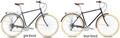 Vélo Downtown EX, option 1 – gris foncé et  Vélo Downtown EX, option 2 – brun foncé 