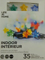 Life at Home Indoor Multicolour Snowflake or Star LED Lights set of 35