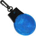 Lampe-réflecteur de sécurité clignotante bleue (aussi offerte en rouge et en jaune)