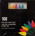 Jeu de 100 lumières à DEL C6 (multicolores) pour l’intérieur ou l’extérieur
