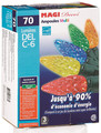 MAGI Decor brand multicolour lights – 70 indoor/outdoor C-6 LED lights