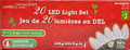 Emballage du jeu de 20 lumières DEL de Noël pour l’intérieur 