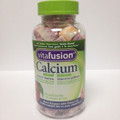« Vitafusion Calcium pour adultes Vitamines gélifiées » – Devant de l’emballage (100 vitamines gélifiées)