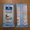 Vues avant et arrière des lingettes nettoyantes sans parfum Essential Bath, paquet de huit, no de réapprovisionnement 7803