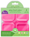 Ensemble de cubes en verre pour l’entreposage d’aliments (60 mL, 2 oz)