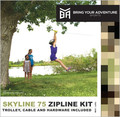 BYA Skyline 75-ft backyard zipline kit