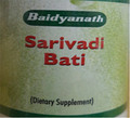 Front label, Baidyanath Sarivadi Bati, expiry 04/2018