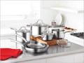 Martha Stewart Collection™ 10-piece Stainless Steel Cookware Set