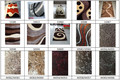 Various area rugs in sizes 1.6m by 2.3m and 2m by 3m