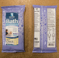 Front and back photo of Deodorant Bath Medium Weight Odor Eliminating Washcloths, 8 pack, Reorder # 7818