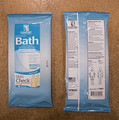 Front and back photo of Impreva Bath Cleansing Washcloths Fragrance Free, 5 pack, Reorder # 7987