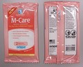 Linges nettoyants méatiques M-Care pour patients avec cathéter Foley, paquet de 2
