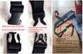 Side straps, original buckles and new buckles