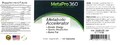 MetaPro 360 Metabolic Accelerator, 120 caps