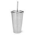 Stainless Steel Straw in Stainless Steel Cup