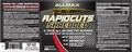 Label of Allmax-brand Rapidcuts Shredded, 90  capsules (NPN 80041658)