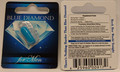 Blue Diamond, étiquettes de front et de dos