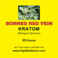 Borneo Red Vein Kratom, 25 grams