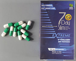 Unauthorized weight loss product - 7-Day Slim Extreme capsules