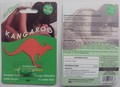 Kangaroo, étiquette de front et de dos