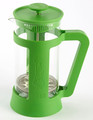 Bialetti coffee press in green.