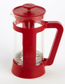 Bialetti coffee press in red.